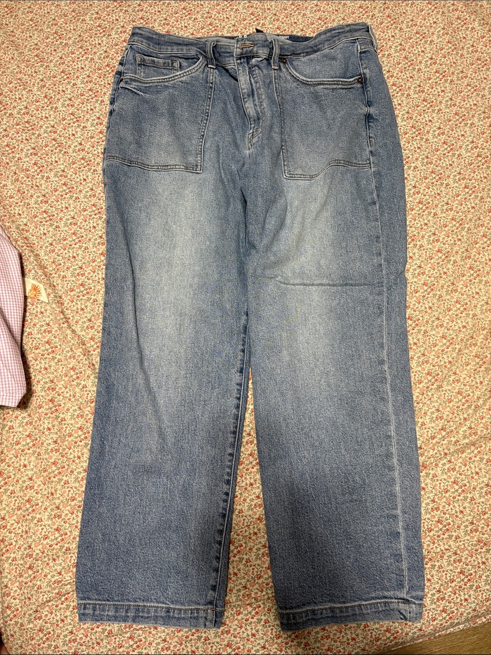 torrid Medium Wash Straight-Leg Jeans high rise